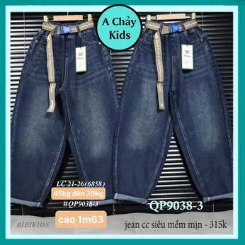 Quần jean dài bé trai (QP9038.3 - 45kg đến 70kg )