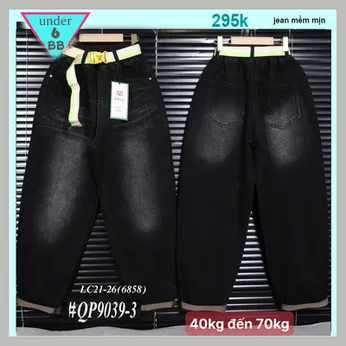 Quần jean dài bé trai ( QP9039.3 - 40kg đến 70kg )