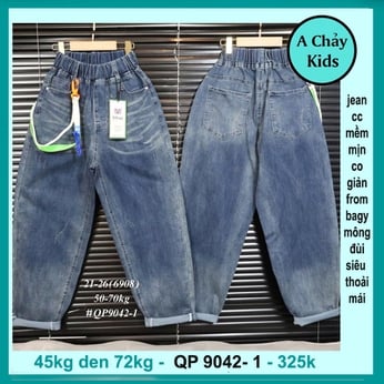 Quần jean dài bé trai ( QP9042.1 - 45kg đến 72kg )
