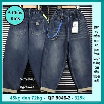 Quần jean dài bé trai ( QP9046.2- 45kg đến 72kg )