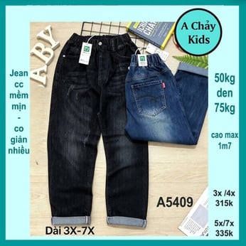 Quần jean dài bé trai ( HA-5409 - 50kg đến 75kg )