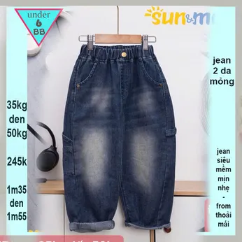 Quần jean dài bé trai ( SM-003 - 35kg đến 50kg )