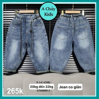 Quần jean dài bé trai ( QP T60008.3 - 20kg đến 32kg )