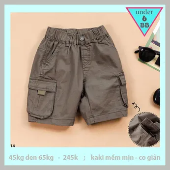 Quần kaki túi hộp bé trai cao cấp ( 45kg đến 65kg )