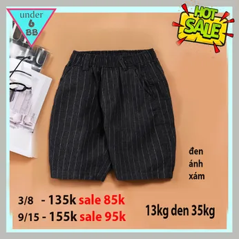 Quần kaki bé trai in sọc ( 13kg đến 35kg )
