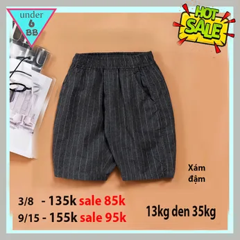 Quần kaki bé trai in sọc ( 13kg đến 35kg )
