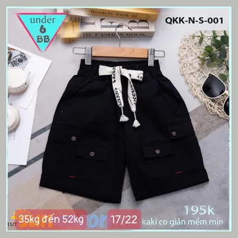 Quần kaki bé trai (QKK-N-S-001 - 35kg đến 52kg )
