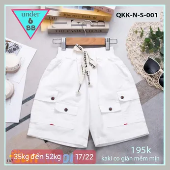 Quần kaki bé trai (QKK-N-S-001 - 35kg đến 52kg )