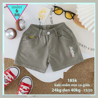 Quần kaki bé trai túi hộp ( Phom đùi-24kg đến 40kg )