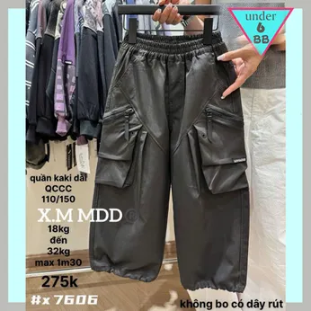 Quần kaki dài bé trai cao cấp (QC :7606 - 18kg đến 32kg )