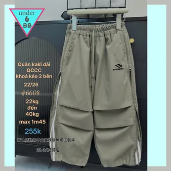 Quần kaki dài bé trai cao cấp (QC :6608 - 22kg đến 40kg )