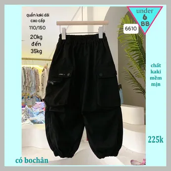 Quần kaki dài bé trai cao cấp ( Mã 6610 - 20kg đến 35kg )