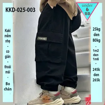 Quần kaki dài bé trai ( Mã : KKD-025-003 - 25kg đến 80kg )