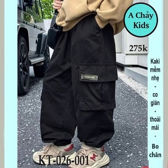 Quần kaki dài bé trai ( Mã : KT-026-001 -40kg đến 80kg )