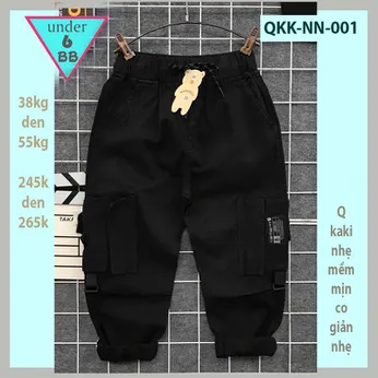 Quần kaki dài bé trai ( QKK - NN - 001 - 38kg đến 55kg )