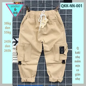 Quần kaki dài bé trai ( QKK - NN - 001 - 38kg đến 55kg )