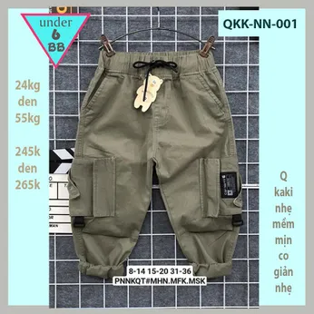 Quần kaki dài bé trai