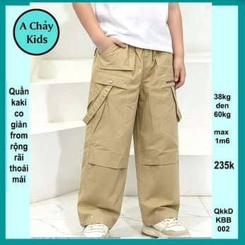 Quần kaki dài cho bé trai ( QKK-KBB-002-38kg đến 60kg )