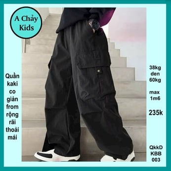 Quần kaki dài cho bé trai ( QKK-KBB-003-38kg đến 60kg )