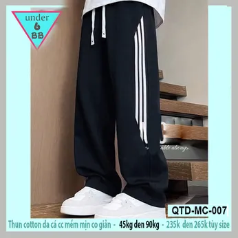 Quần thun dài bé trai (QTD-MC-007 - 45kg đến 90kg )