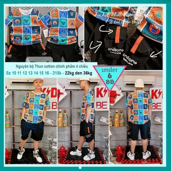 Set đồ bộ bé trai in Chú Thỏ cá tính phong cách hiphop siêu ngầu cho bé đi chơi , đi tiệc