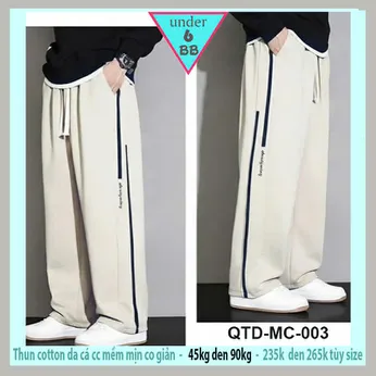 Quần thun dài bé trai (QTD-MC-003 - 45kg đến 90kg )