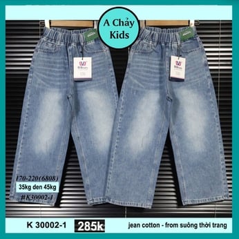 Quần jean dài bé trai ( K30002.1 - 35kg đến 45kg )