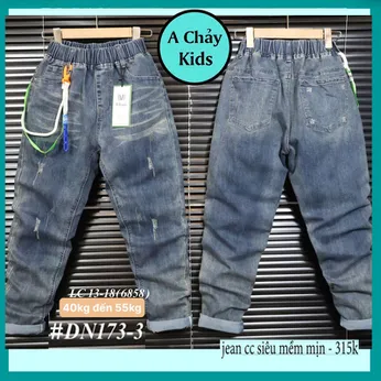 Quần jean dài bé trai (DN173.3 - 40kg đến 55kg )