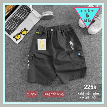 Quần kaki bé trai túi hộp (38kg đến 65kg ) phong cách thời trang cá tính cho bé diện đi chơi , du lịch