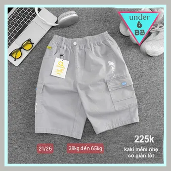 Quần kaki bé trai túi hộp (38kg đến 65kg ) phong cách thời trang cá tính cho bé diện đi chơi , du lịch