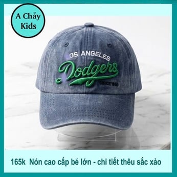 Nón bé trai thêu chữ phong cách cá tính tuổi teen 