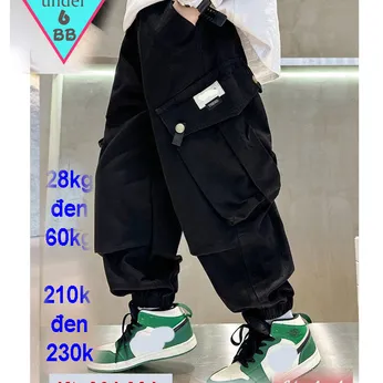 Quần kaki dài cho bé trai (KT024-004) ( 28kg đến 60kg ) boline túi hộp cho bé đi chơi , đi học