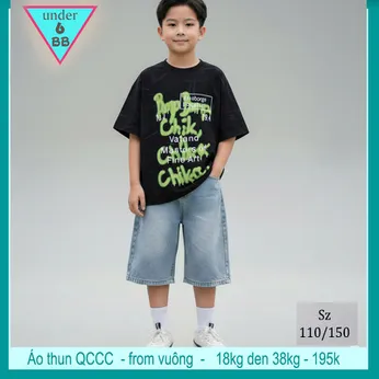 Áo thun bé trai cao cấp in chữ phối màu loang mang phong cách thời trang cá tính cho bé diện đi chơi , du lịch