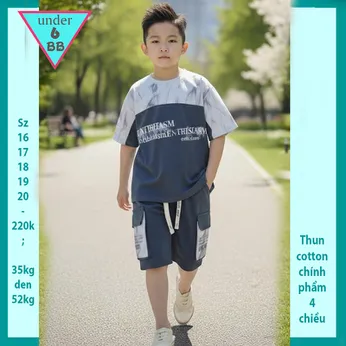 Đồ bộ bé trai hiphop in chữ - mã 013 