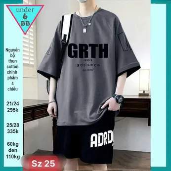 Quần áo bé trai size lớn in chữ phong cách cá tính dành cho bé lớn diện đi chơi ,đi học