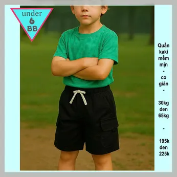Quần kaki bé trai túi hộp ( 30kg đến 65kg )