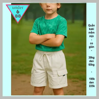 Quần kaki bé trai túi hộp ( 30kg đến 65kg )