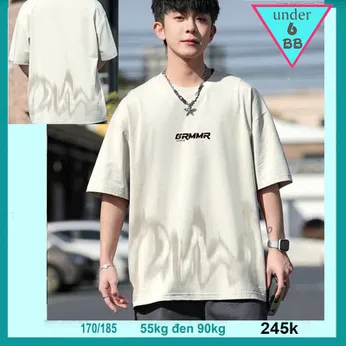 Áo thun bé trai cao cấp in chữ phong cách cá tính dành cho tuổi teen đi chơi , du lịch