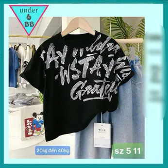 Áo thun bé trai cao cấp ( MT ) in chữ phong cách cá tính cực sang xịn cho bé diện đi chơi , du lịch