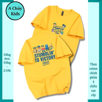Áo Thun bé trai cotton in chữ GUYS  phong cách cá tính cho bé đi chơi , đi học