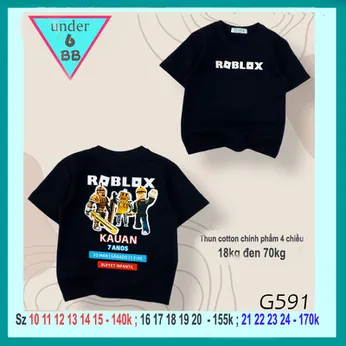 Áo thun roblox hottrend mang phong cách cá tính cho bé đi chơi , đi học