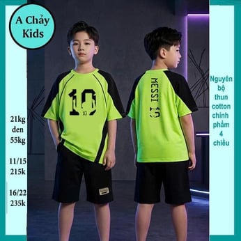Đồ bộ bé trai hiphop in số 10 phong cách thể thao bé siêu mê cho bé đi chơi , đi học