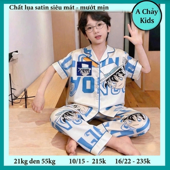 Đồ bộ pijama cho bé trai in hình Coona cá 