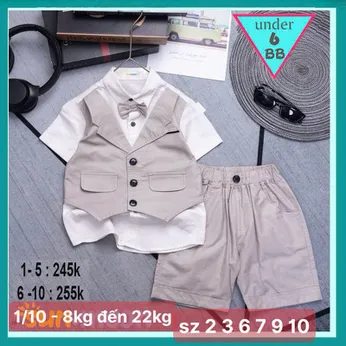 Bộ vest cho bé dự thôi nôi , dự tiệc phong cách cực sang cho bé yêu