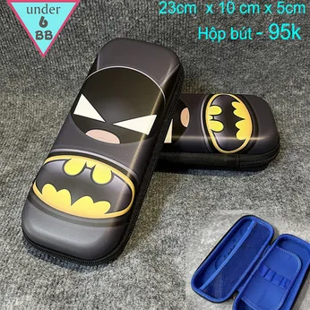 Hộp bút in 3D hình siêu nhân người dơi - Batman cho bé trai đi học