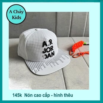 Nón bé trai ( 8 tuổi đến 15 tuổi ) thêu chữ cho bé đi nắng 