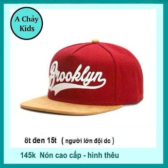 Nón bé trai thêu chữ (8 tuổi đến 18 tuổi ) cho bé lớn 