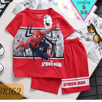 Quần áo bé trai siêu nhân người nhện  - Spiderman cho bé đi chơi , đi học 