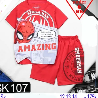 Quần áo bé trai siêu nhân Người Nhện - Spiderman cho bé đi chơi , đi học 