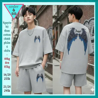 Quần áo bé trai size lớn in hình Cánh Chim Đại Bàng phong cách thời trang siêu ngầu cho bé lớn đi chơi , đi học